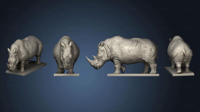 Статуэтки животных Носорог Закончен