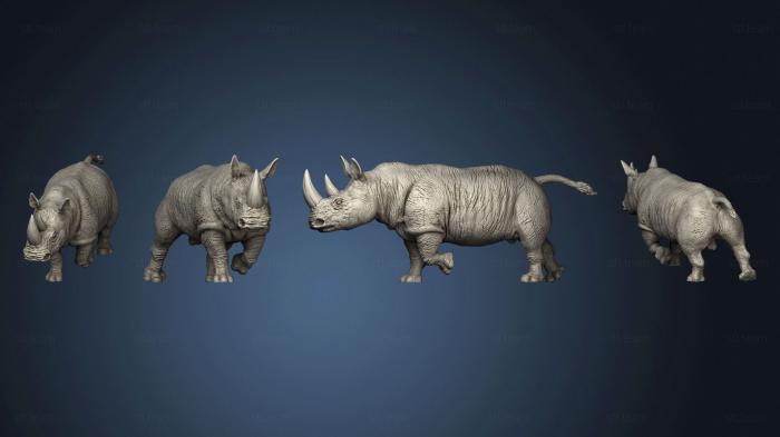 Статуэтки животных Крупный Ходящий Носорог