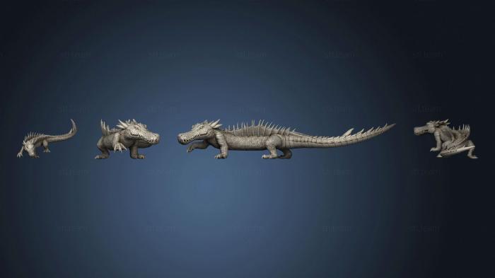 3D model River Crocodile Large (STL)
