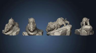 3D model Sabertooth Sneaking (STL)