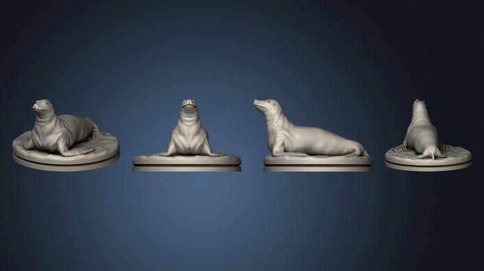 Статуэтки животных Seal A Based 002