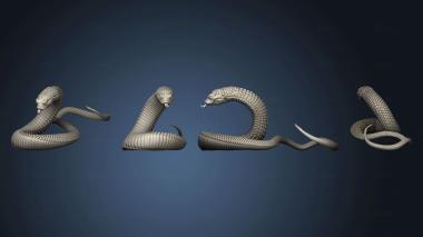3D model Snakes 3 (STL)