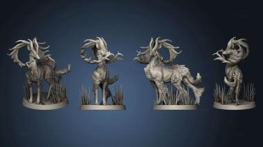 3D model Stag Base Grass 002 (STL)