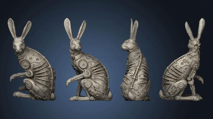 3D model Steampunk Rabbit Figurine (STL)