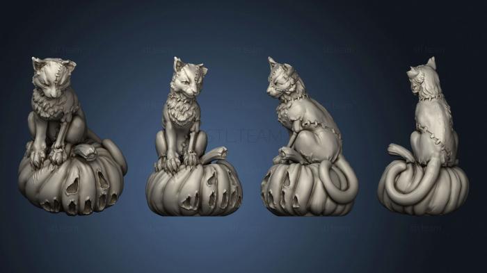 3D модель Стихи зомби-кота джека о фонаре (STL)