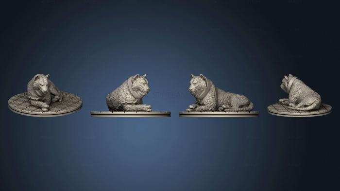 3D модель Тигр На Основе (STL)