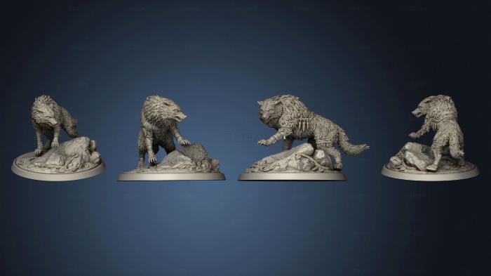 3D model Ulfhednar Wolf (STL)
