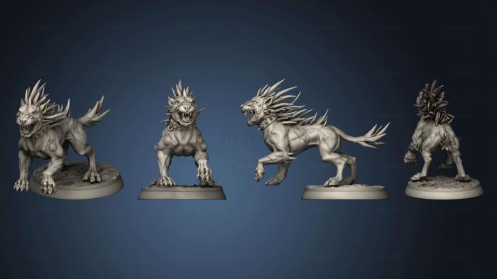 3D model White Werewolf Tavern Evil dog 1 (STL)