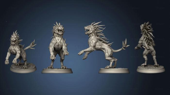 3D model White Werewolf Tavern Evil dog 2 (STL)