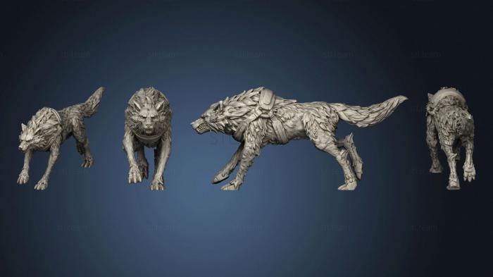 3D model Wolf Tamed v3 (STL)