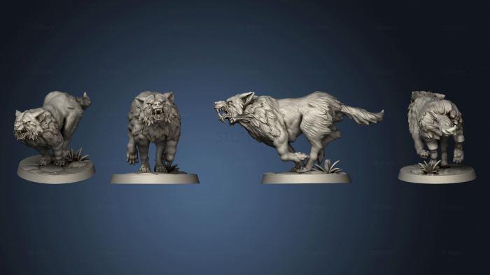 3D model Wolf 01 (STL)
