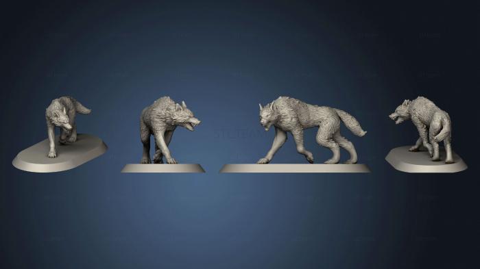 3D модель Волк 02 (STL)