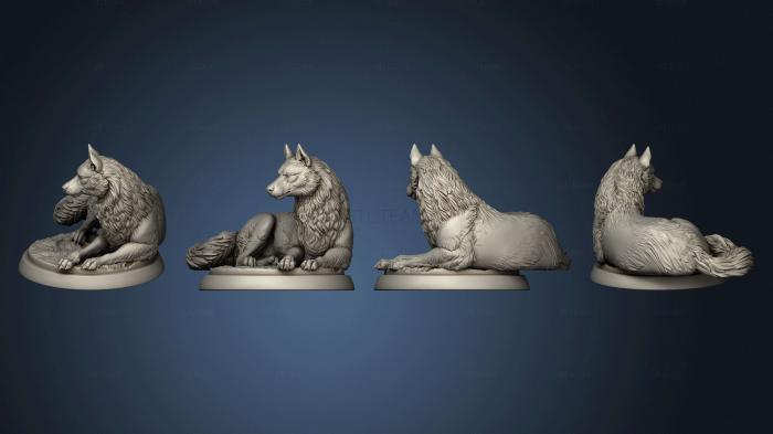 3D модель Волки 02 (STL)