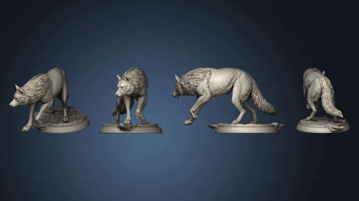 3D модель Волки (STL)