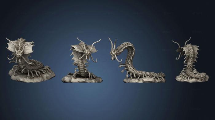 3D model Young Remorhaz Crawling Large (STL)