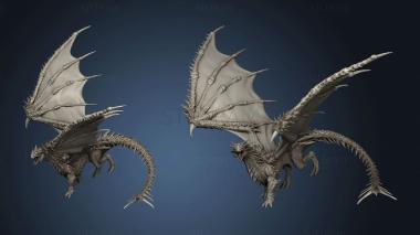 3D model Young Red Dragon (STL)