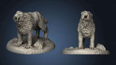 3D model Saber Tooth Tiger (STL)