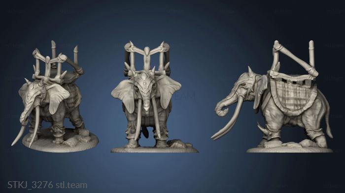 3D model War Elephant (STL)