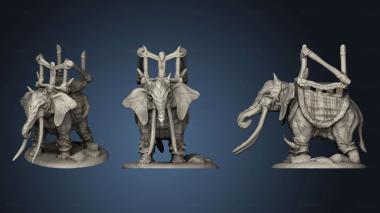 3D model War Elephant (STL)