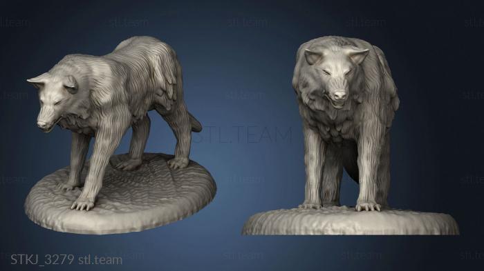 3D model Wolf (STL)