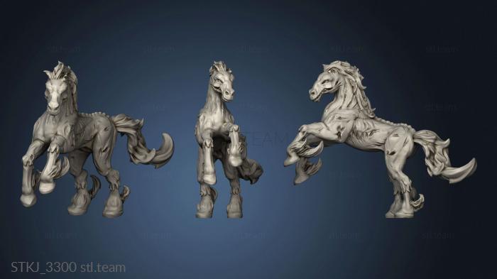 3D model Advanced Archive Throwback Nightmare Horse (STL)