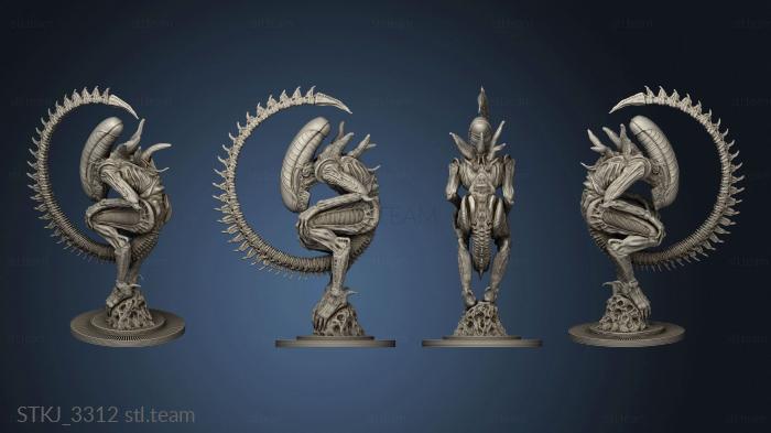 3D model Alien Birth Xenomorph statue (STL)