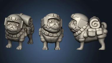 3D model All The Pugs canadian pug (STL)