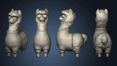 3D model alpacas (STL)