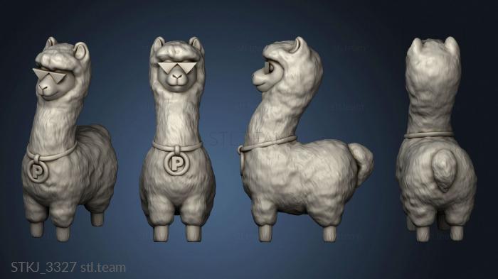 3D model alpacas (STL)