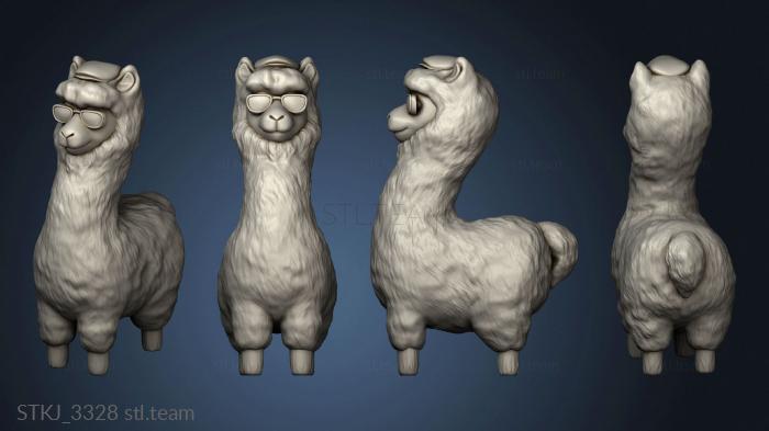 3D model alpacas (STL)