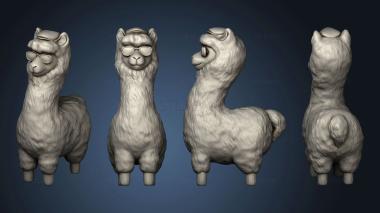 3D model alpacas (STL)