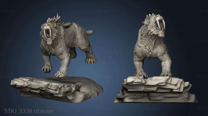 3D model Ancient Tiger Roar (STL)