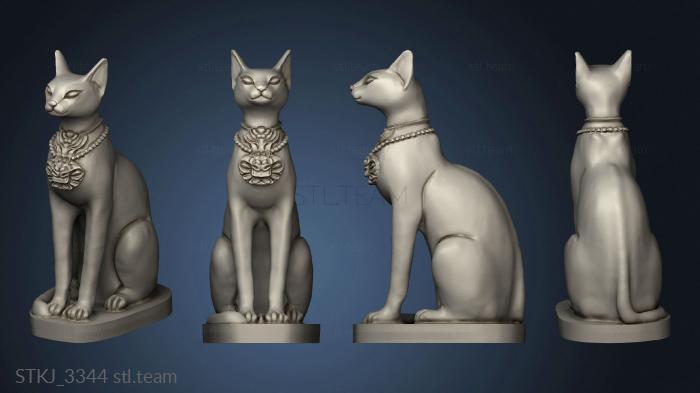 Ancient Tomb Props cat Statue