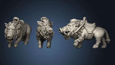 3D model Animal Mounts Boar (STL)