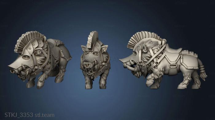 3D model Animal Mounts Boar (STL)