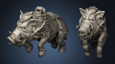 3D model Animal Mounts Boar (STL)