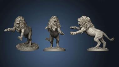 3D model Animals Lion (STL)