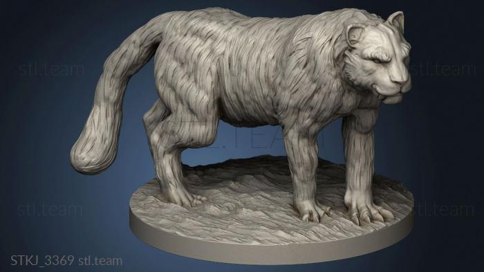 3D model Animals Snow Leopard (STL)