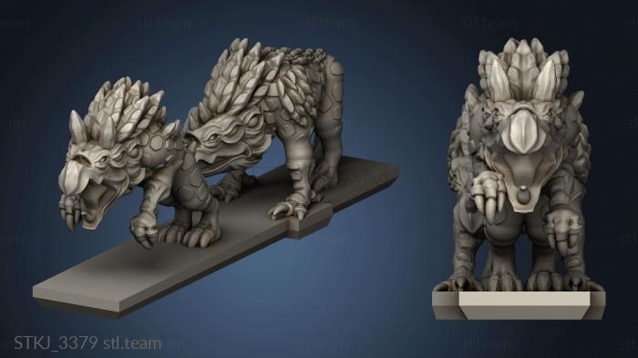 3D model Daemon Chaos Hound sstrip (STL)