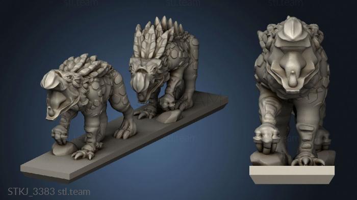 3D model Daemon Chaos Hound sstrip (STL)