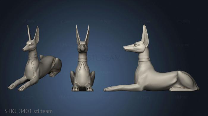 3D model Anubis Dog (STL)