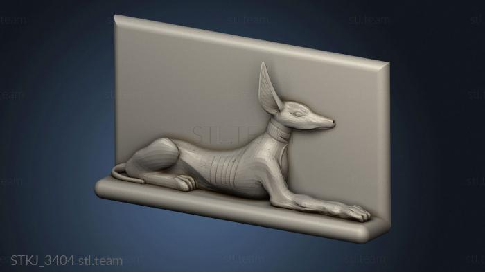 3D model Anubis Wall Mounted Statue (STL)