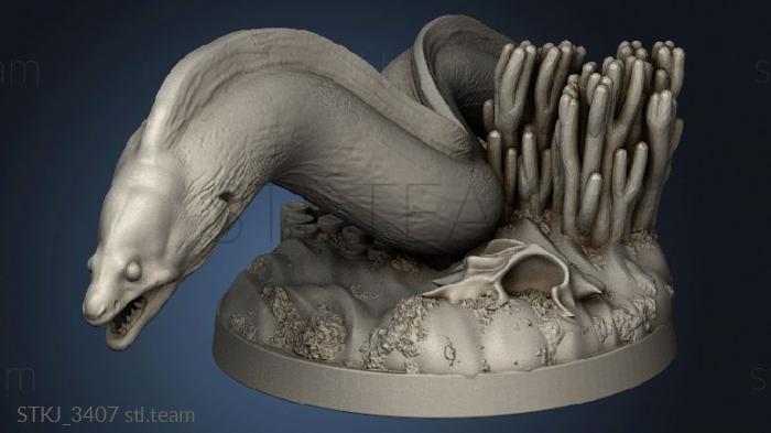 3D model Aquatic Creatures Eel (STL)