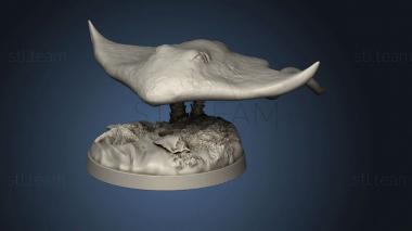 3D model Aquatic Creatures Stingray (STL)