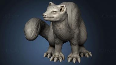 3D model Art Weasel (STL)