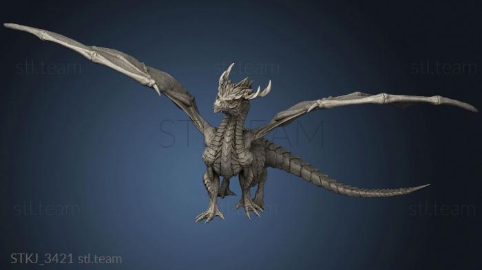 3D model Baby Dragon Green lychee (STL)