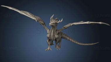 3D model Baby Dragon Green lychee (STL)