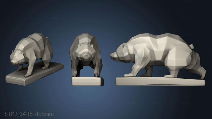 3D model BEAR sculpture animal figure export (STL)