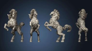 3D model Bear Zomby Tiger Horse (STL)