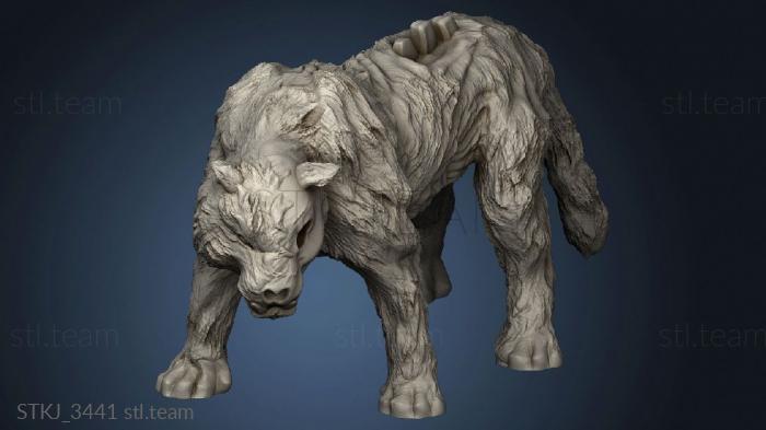 3D model Bear Zomby Tiger Horse Zombie (STL)